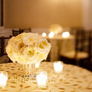White Rose Centerpieces
