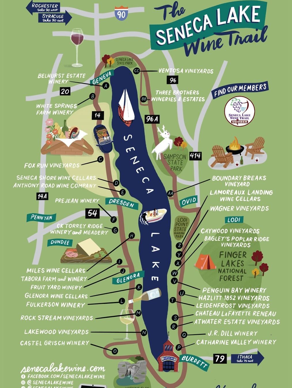 Picture of Seneca Lake Wine Trail