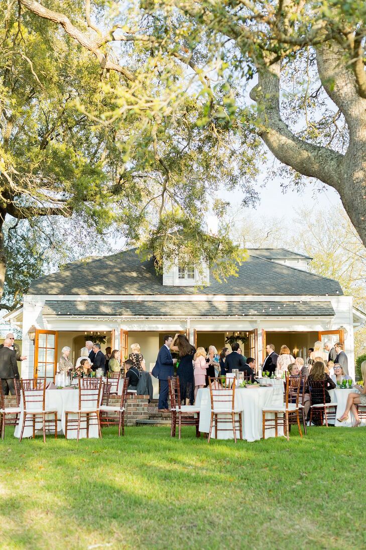 The River House at Lowndes Grove Wedding Reception, Charleston, South Carolina, Outdoor Southern