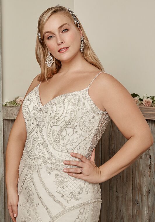 Casablanca Bridal 2430 Kendall Mermaid Wedding Dress - 6