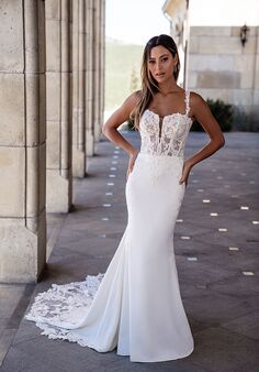 Allure Bridals A1101 Sheath Wedding Dress