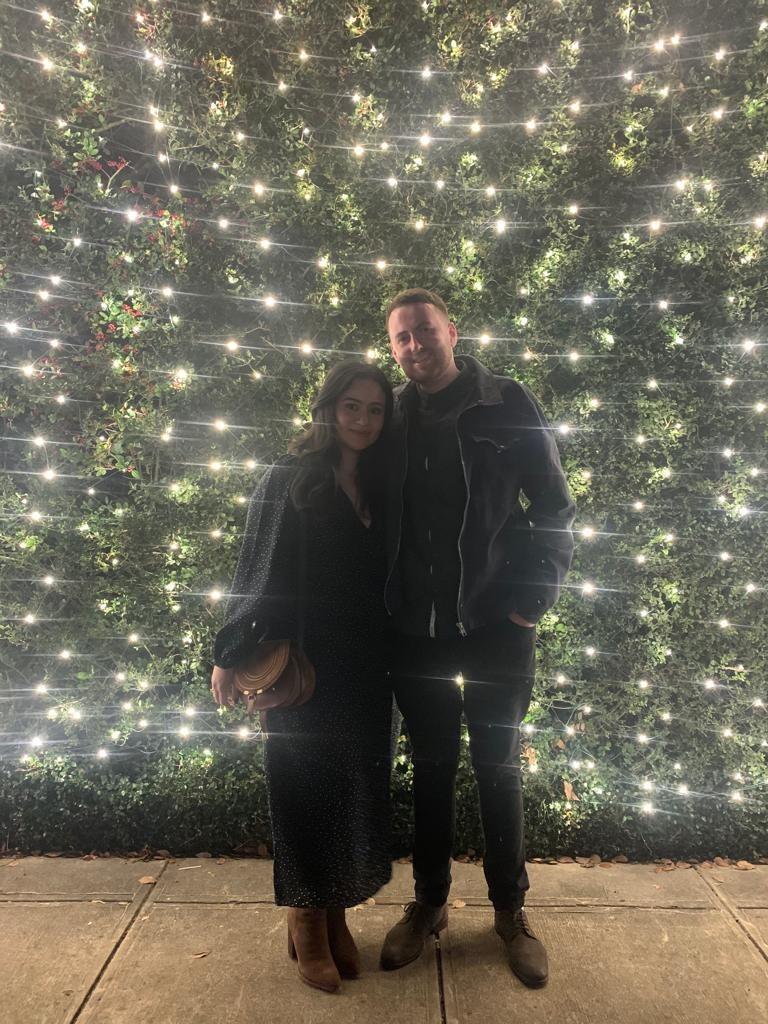 The day we became a couple in Houston, Texas