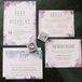 Modern Purple Watercolor Wedding Invitations