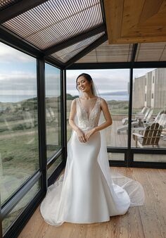 Adore by Justin Alexander Paloma Fit-and-Flare Wedding Dress