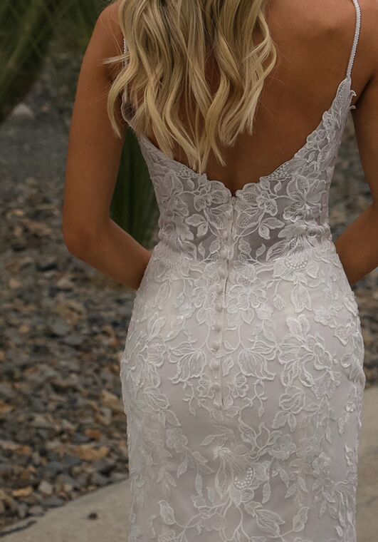 Stella York 7469 Column Wedding Dress - 6