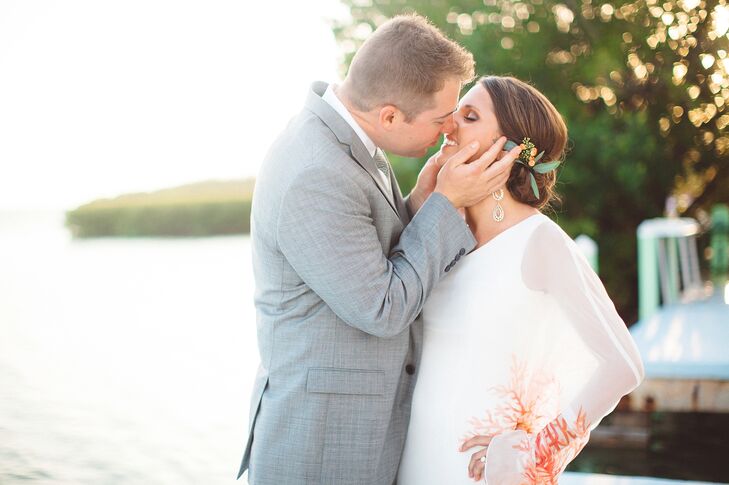 Whitney Zigich (28 and an actuary) and Ryan Powell (28 and a medical sales representative) planned a fun, beachy affair at the Drop Anchor Resort in I