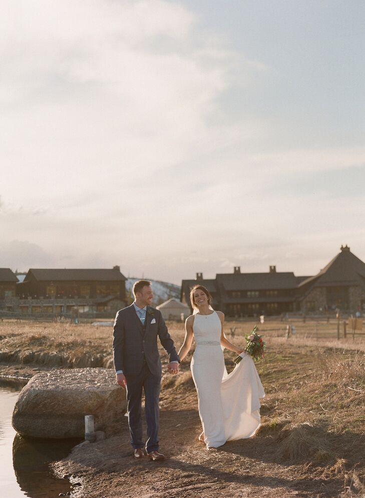 The couple got married at the 6,000-acre Devil's Thumb Ranch Resort & Spa, surrounded by the natural beauty of Tabernash, Colorado.