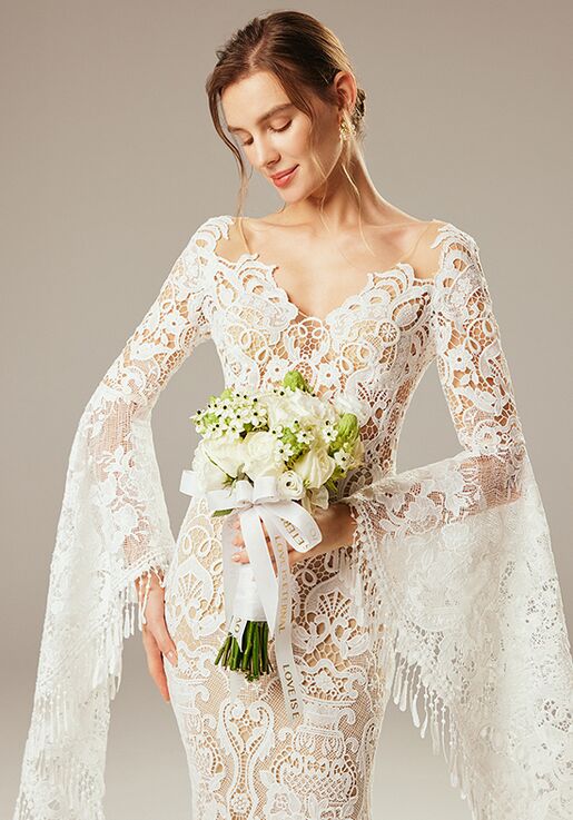 AW Bridal AW Tammy Wedding Dress Mermaid Wedding Dress - 6