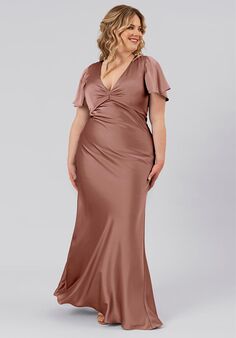 Kennedy Blue Tabitha V-Neck and Plunge Bridesmaid Dress