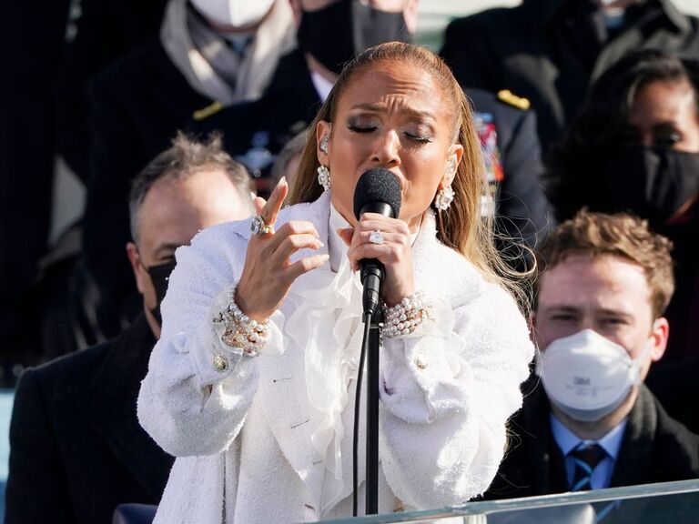 Jennifer Lopez's emerald-cut diamond engagement ring