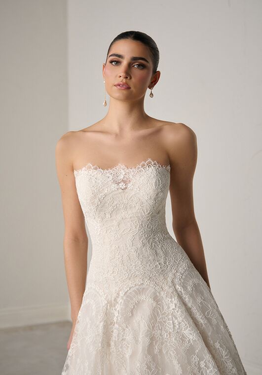 Justin Alexander Signature Tessera A-Line Wedding Dress - 5