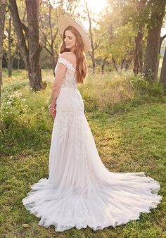 Lillian West 66244 Trumpet Wedding Dress