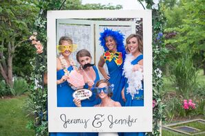 Playful Reception Photo Booth