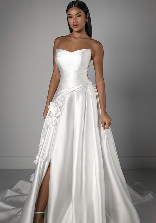 Martina Liana Luxe LE1418 A-Line Wedding Dress - 4