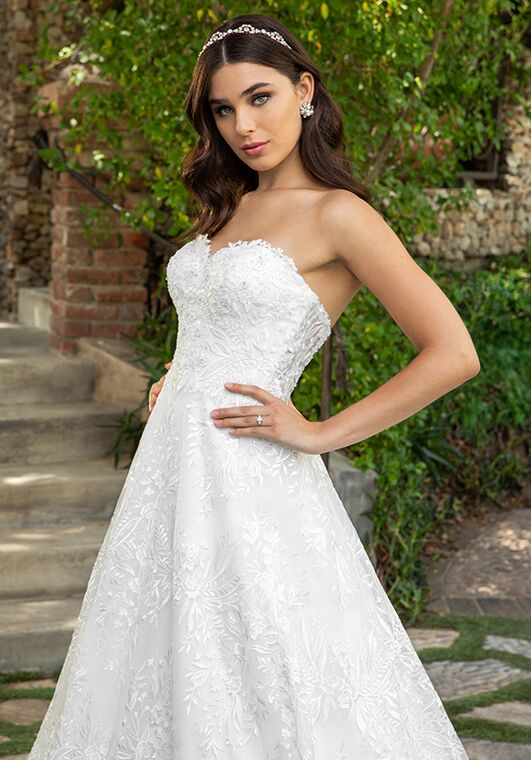 Casablanca Bridal 2414 Reagan Ball Gown Wedding Dress - 3