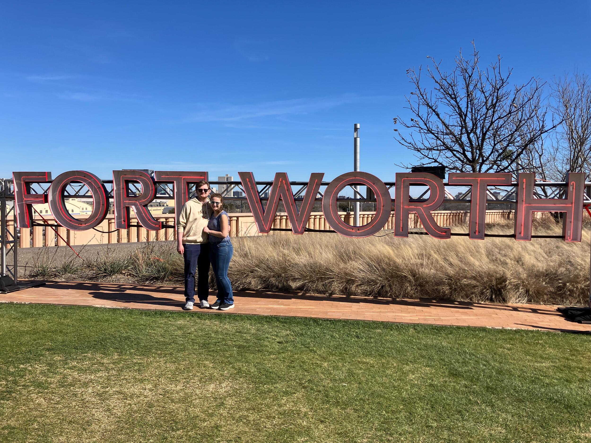 Now Fort Worth is a regular date-night location...