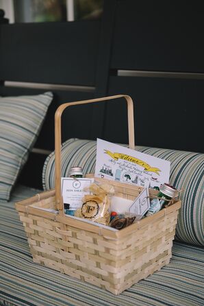 Welcome Basket With Local Treats