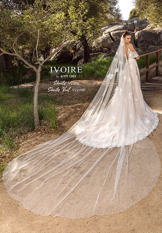 IVOIRE by KITTY CHEN SHEILA, V2209 A-Line Wedding Dress - 6