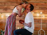Hannah Brown engagement photo