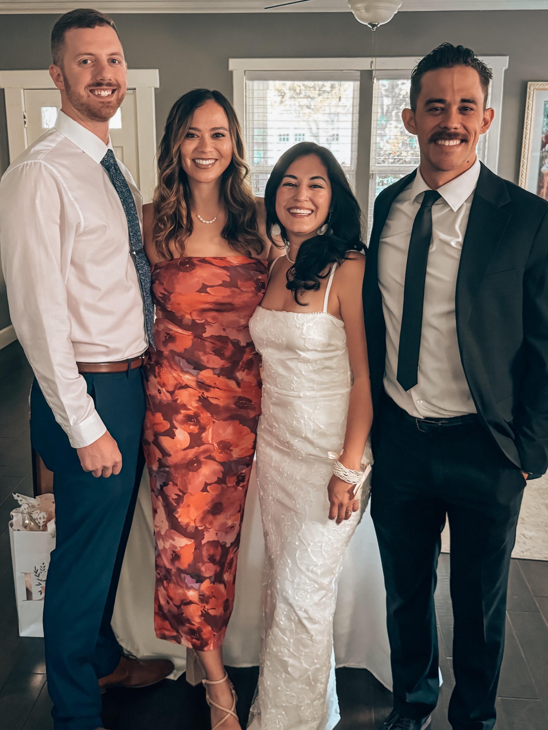 More siblings getting married. Tyler and Val are married!!