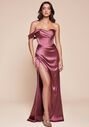 Ladivine 7448 One Shoulder Bridesmaid Dress - thumbnail - 1