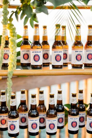Personalized Beer Escort Cards