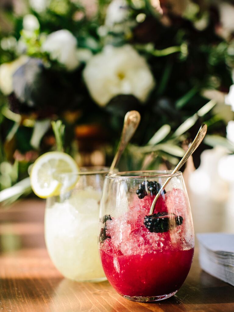 wedding drink ideas fruity slushy