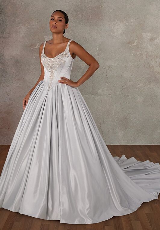 Essense of Australia D4485 Ball Gown Wedding Dress - 4