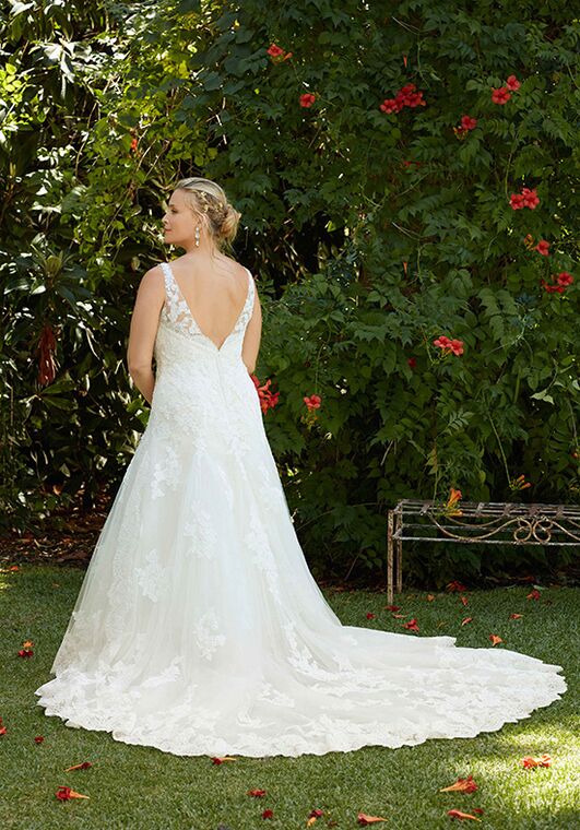 Casablanca Bridal Style 2269 Plumeria A-Line Wedding Dress - 6