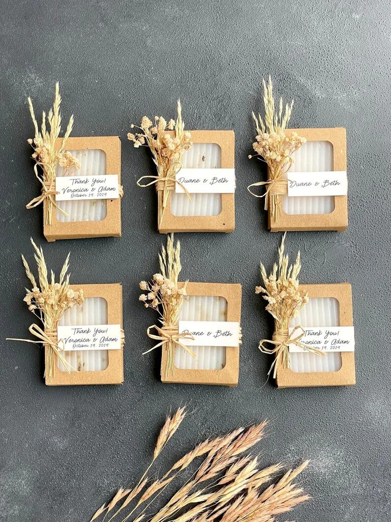 Picture of gifts from wedding party 