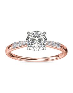Blue Nile Round Cut Engagement Ring