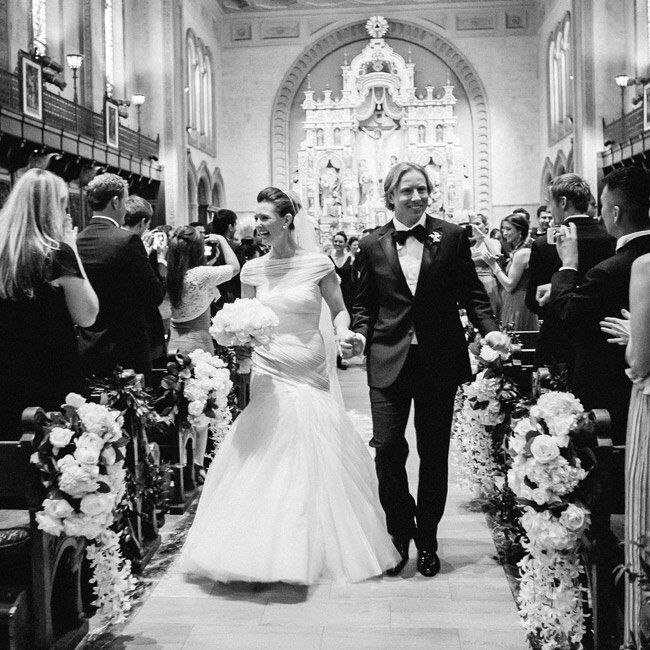 Light pouring in from the glass mosaic windows illuminated the evening ceremony.
