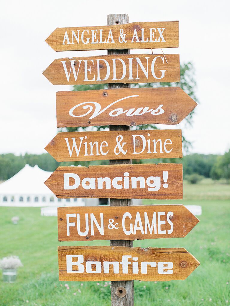 Wooden sign ideas for cocktail hour games