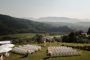 Hilltop Wedding Ceremony in San Sebastian, Spain