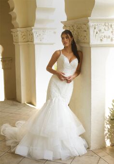 Stella York 7589 Fit-and-Flare Wedding Dress