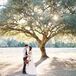 When it came to their wedding venue, Shelby and Zack had specific requirements. Lange Farm in Dade City, Florida, fit all of them. “I have always wanted to get married outside, but I wanted a mix of shade and open fields, near home [in Odessa, Florida] and not on the beach,” Shelby says. “I had always thought Lange Farm was beautiful, and once I realized the theme and flow of what I wanted, Lange Farm was a perfect fit.”