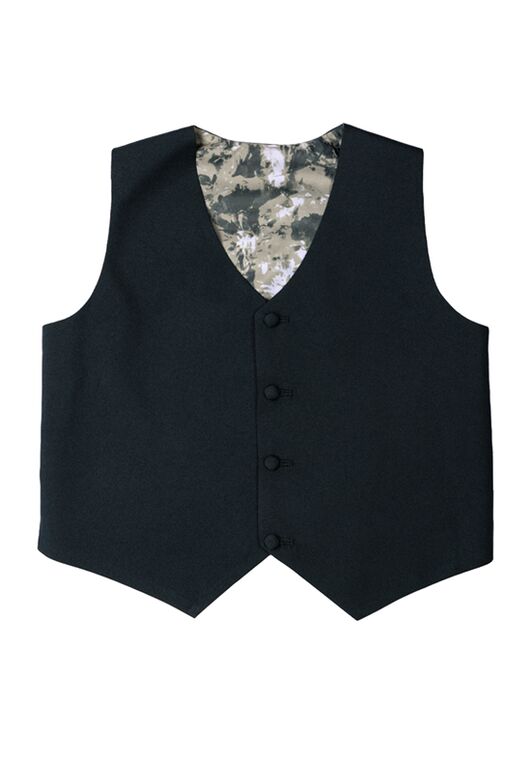 Little Tuxedos "Mason" Kids Hunter Green Suit (5-Piece Set) Flower Girl Dress and Ring Bearer Outfit - 5