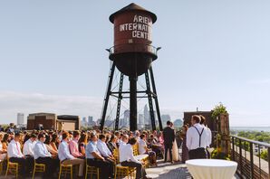 Ariel International Center Rooftop Ceremony Overlooking Cleveland