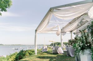 Tented Waterfront Reception in Cape Cod, Massachusetts