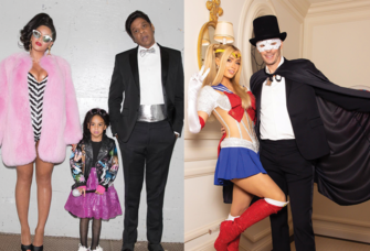 Beyonce and Jay z - Paris Hilton and Carter Reum, costumes