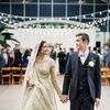 Multicultural Wedding with Green-and-Cream Palette at Garfield Park Conservatory in Chicago, Illinois