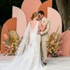 A Peach-and-Marigold Color Palette Added Cheer to This Boho Wedding at Casa Cartel in Austin, Texas