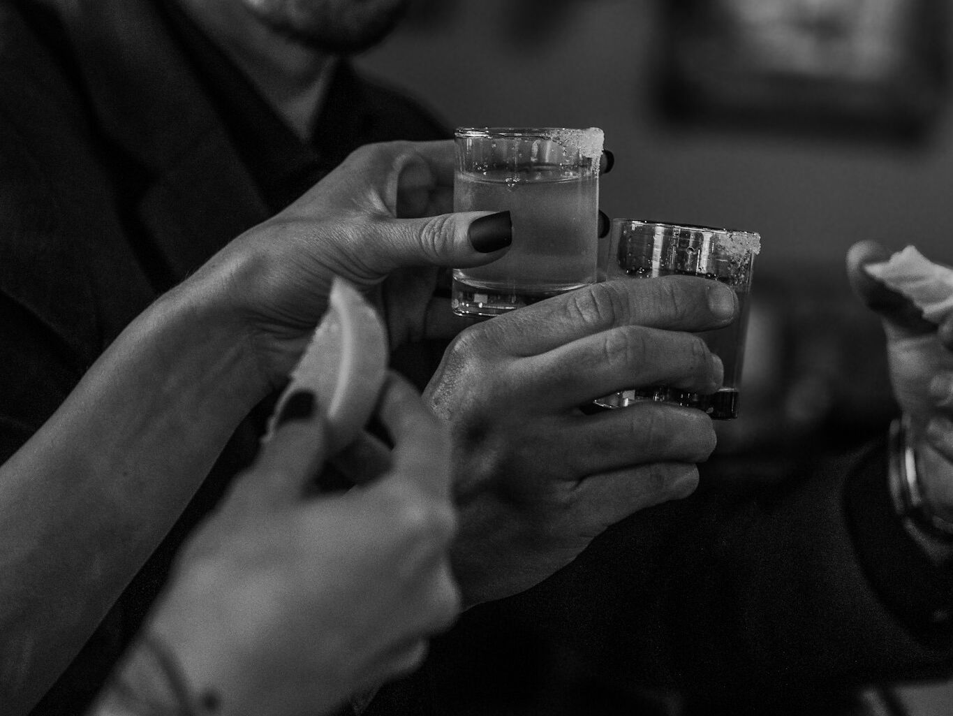 Picture of It all Started with a look, and a lemon drop shot.