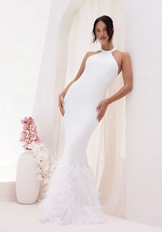 Le Blanc LE139 Fit-and-Flare Wedding Dress - 1