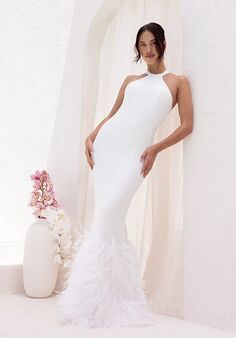 Le Blanc LE139 Fit-and-Flare Wedding Dress