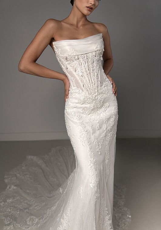 Martina Liana Luxe LE1415 Fit-and-Flare Wedding Dress - 5