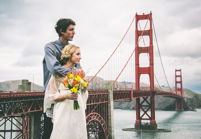 This Couple Eloped On The Golden Gate Bridge And The Photos Are Stunning