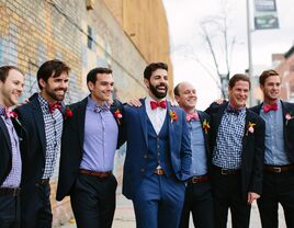 mismatched groomsmen outfits