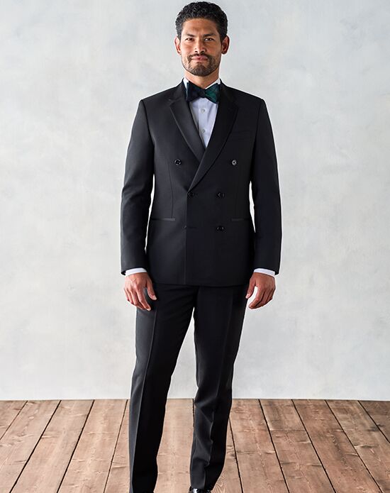 The Black Tux Double Breasted Tuxedo Black Tuxedo - 1