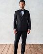 The Black Tux Double Breasted Tuxedo Black Tuxedo - thumbnail - 1